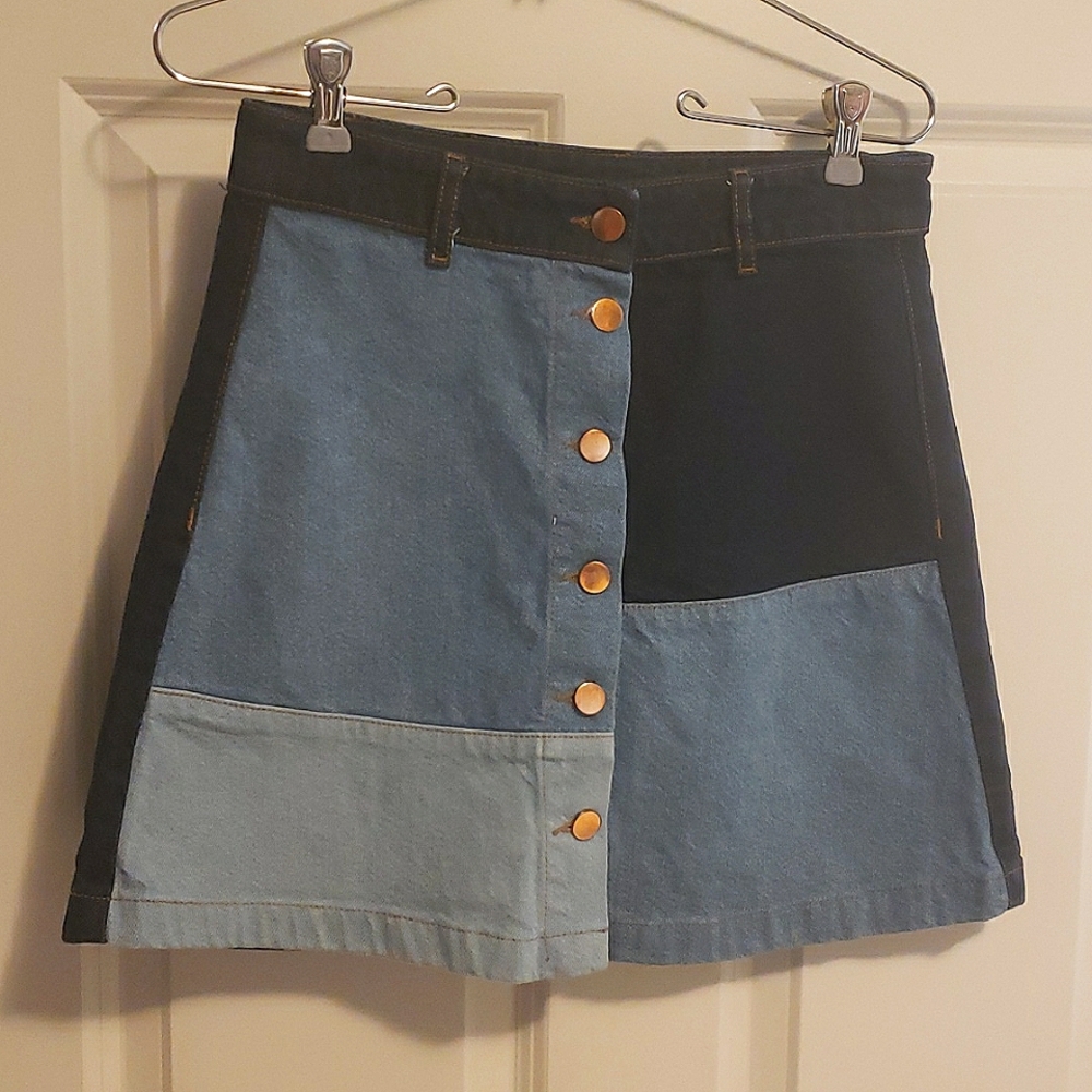 H&M Denim Mini Skirt